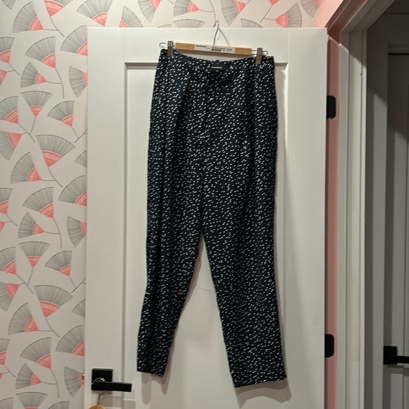 Navy & White Polka Dot Dress Pants - Picture 5 of 10